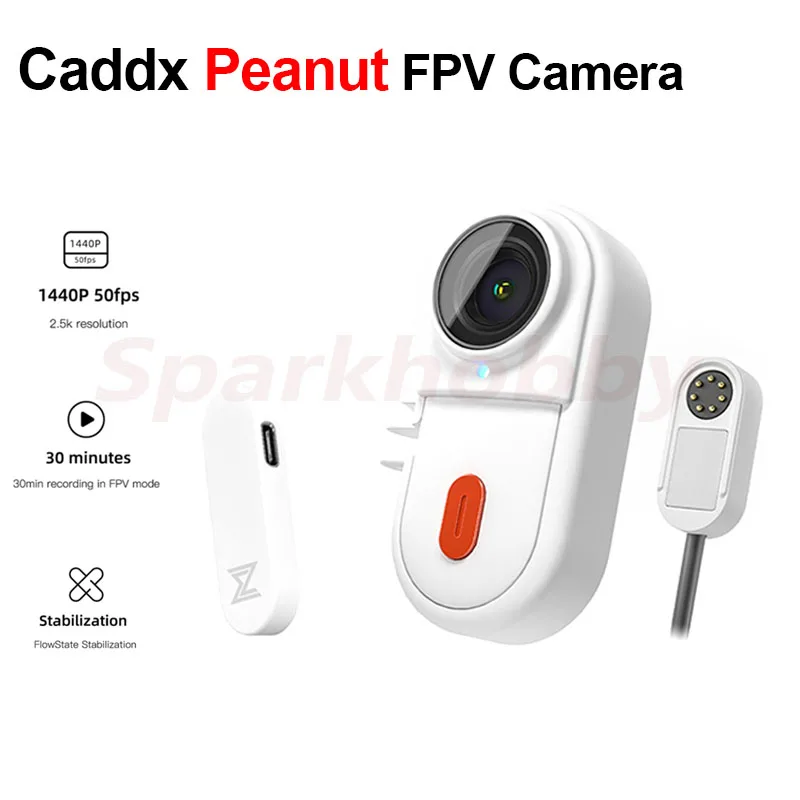 

Экшн-камера CADDXFPV в форме арахиса, 27 г