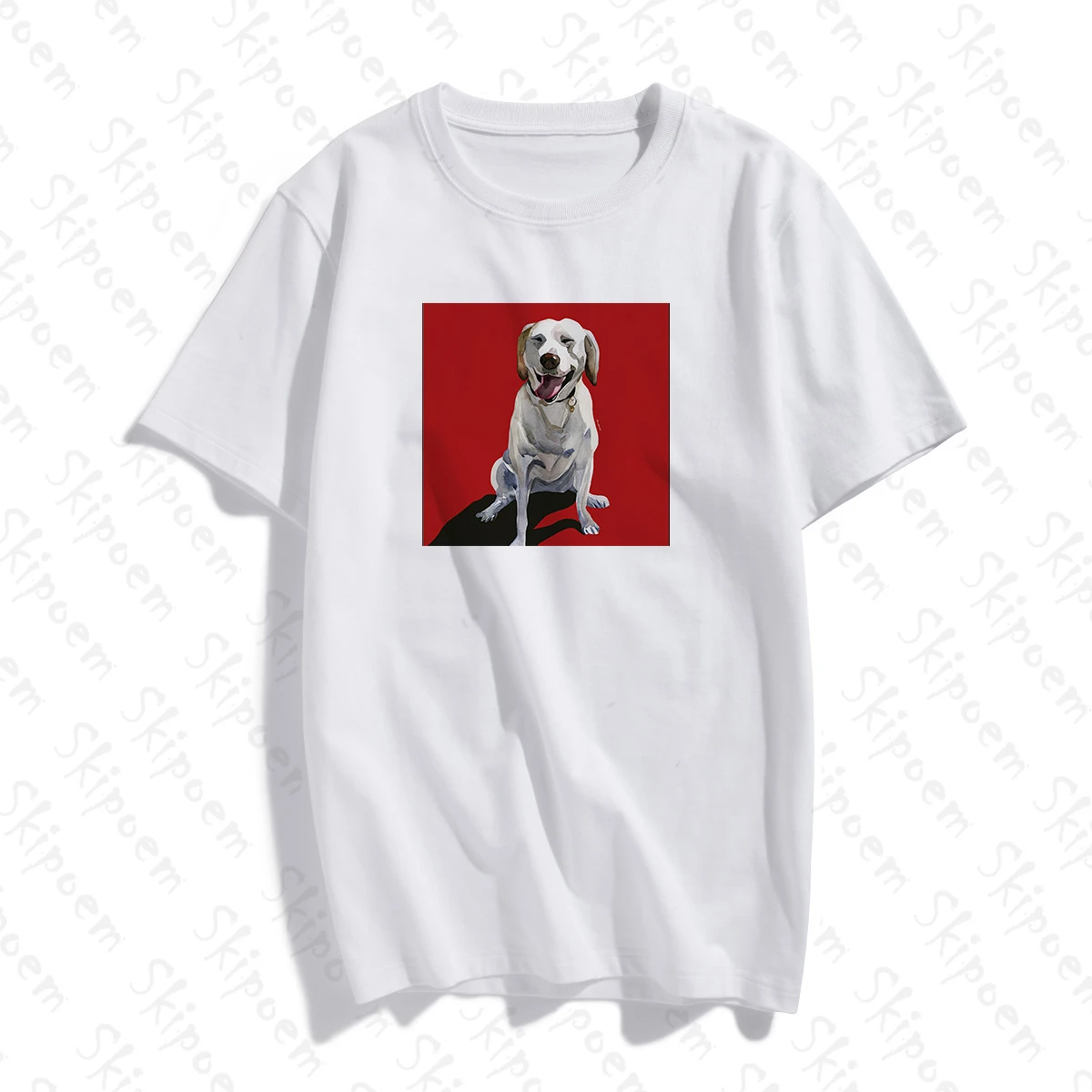 2020 Модная хлопковая Футболка с забавным рисунком собаки футболка на заказ