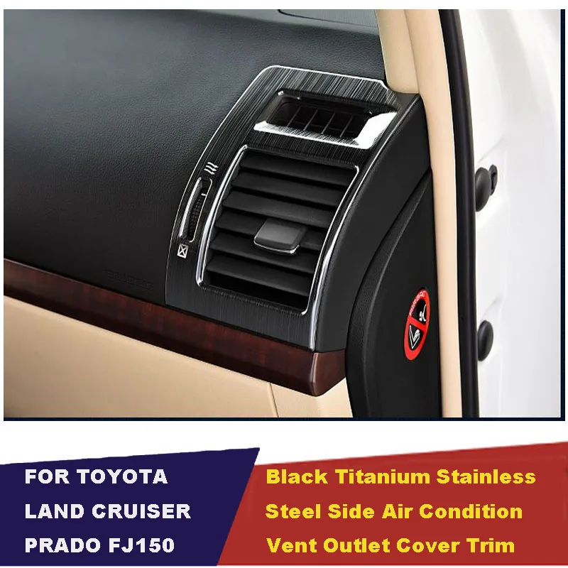 Наклейки на крышку вентиляционного отверстия из нержавеющей стали для toyota land