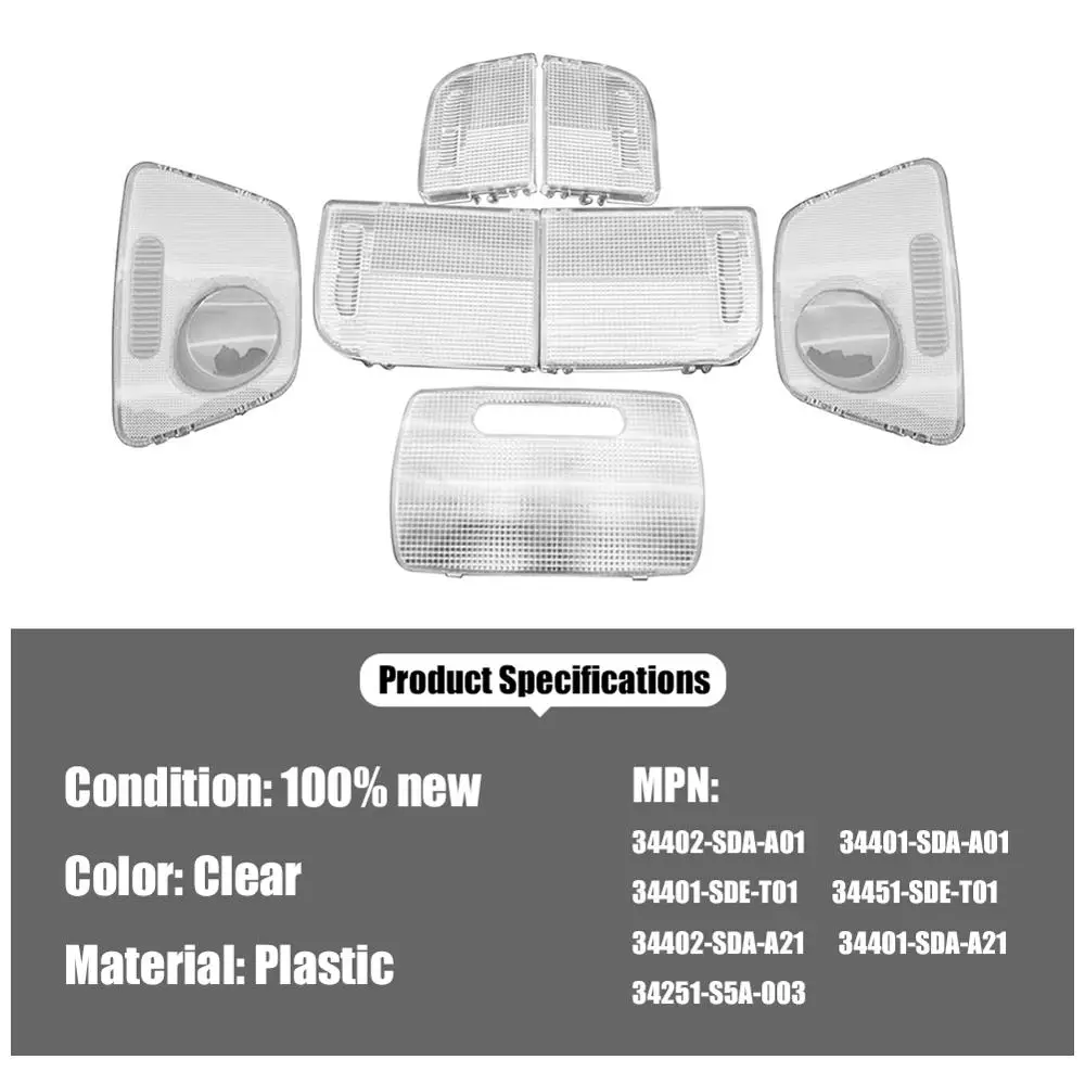 2 шт. светильник для чтения на правой и левой крышке объектива TSX Accord Civic Crosstour