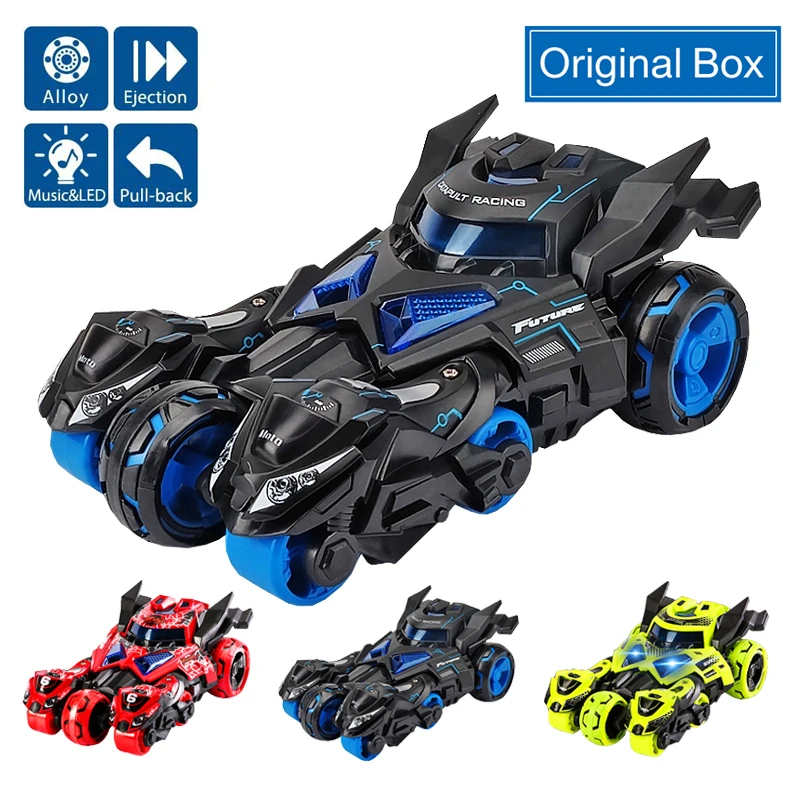 Детский игрушечный автомобиль из сплава 1:32 катапульта эжектор автомобиля литые