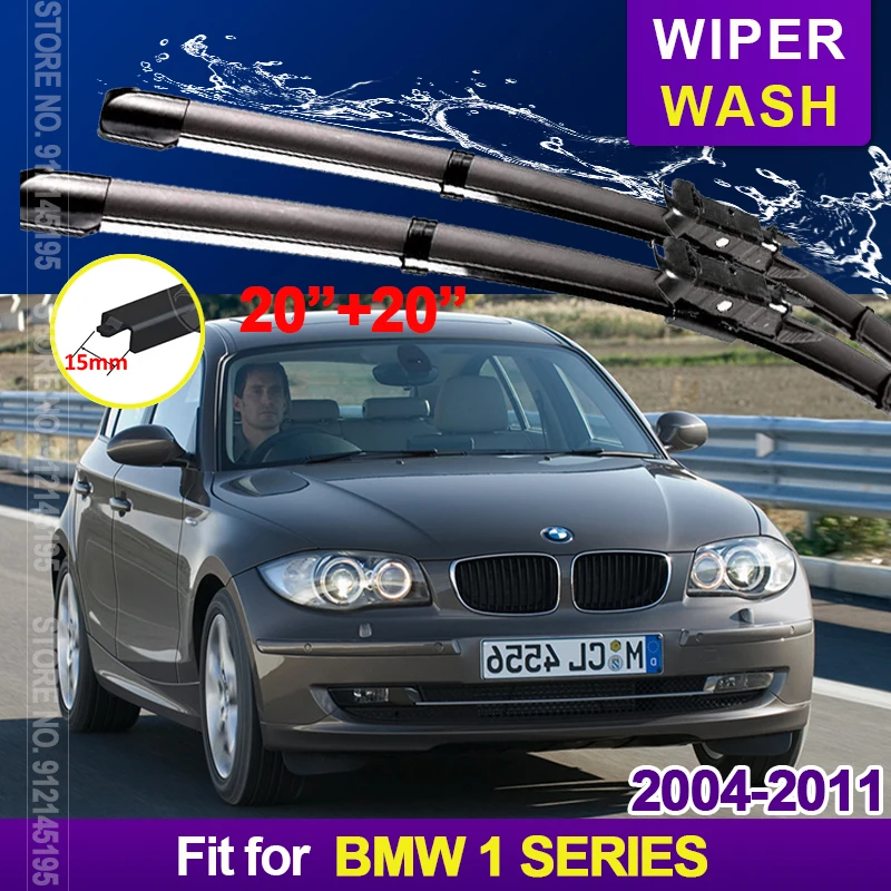 Car Wiper Blades for BMW 1 Series E81 E82 E87 E88 2004~2011 Windshield Wipers 118d 118i 120i 120d 123d 125i 128i 135i 116i 116d