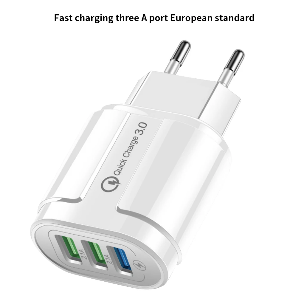 

3A Quick Charge 3.0 USB Charger For iPhone 11 Pro 8 Mobile Phone Charger Adapter QC3.0 Fast Charging For Samsung Xiaomi