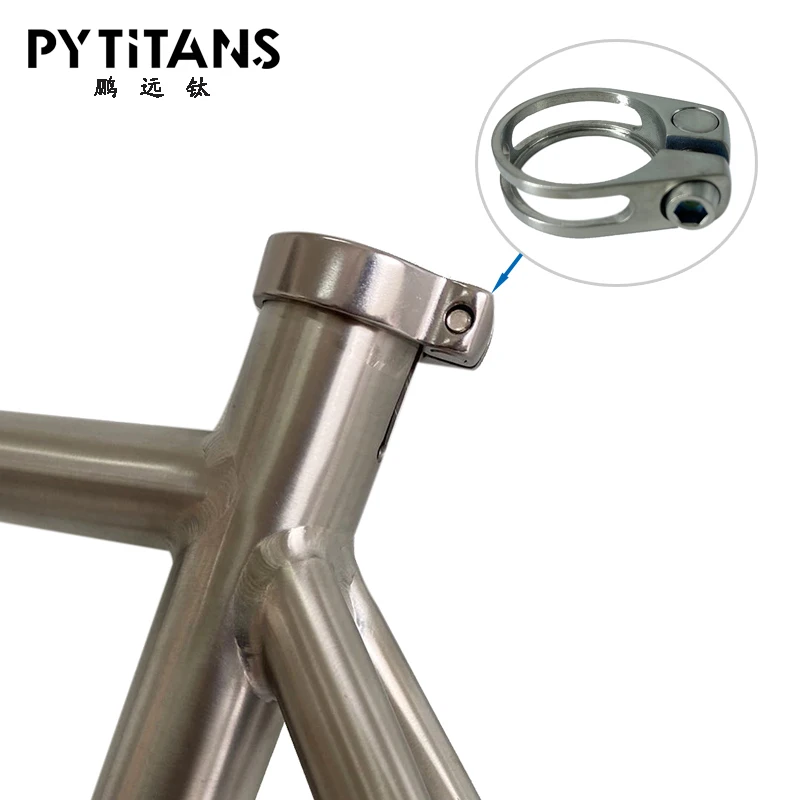 Pititans titanium bicicleta de titânio bicicleta espigão