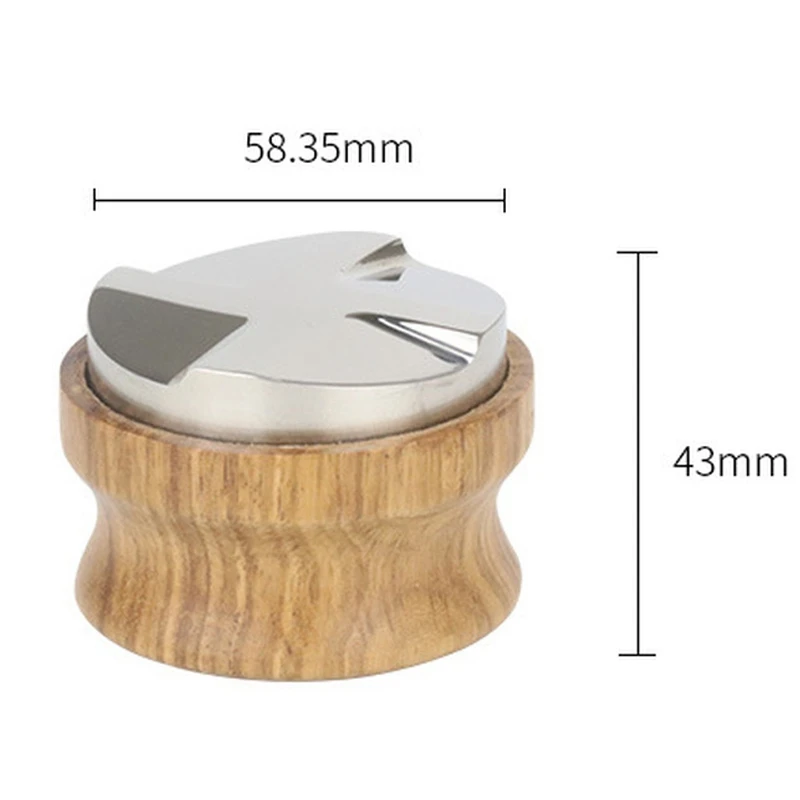 

Powder 58MM Adjustable 304 Stainless Steel Powder Dispenser Espresso Coffee Press