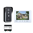 7-дюймовый 2-проводной видеодомофон, домофон, камера 1000TVL, домофон для частного Кондо, виллы, дома, офиса, квартиры