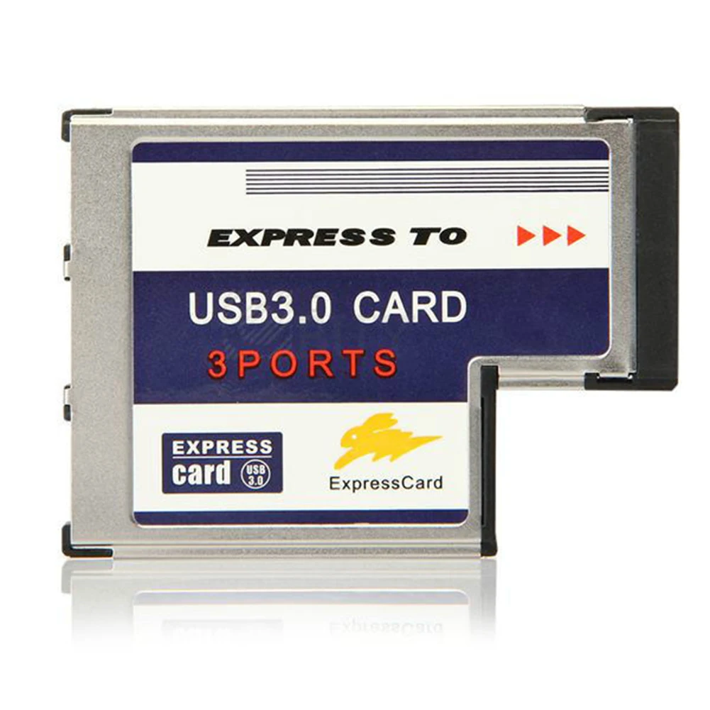 3 порта скрытый внутри USB 0 USB3.0 к Expresscard Express Card 54 мм адаптер конвертер обратная
