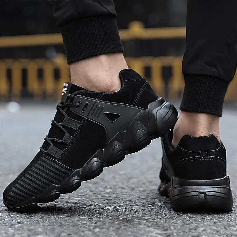 Осенние новые тенденции мужские кроссовки 9908 модные повседневные ботинки лак со