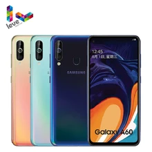 Unlocked Samsung Galaxy A60 A6060 2SIM Mobile Phone 6.3" 6GB RAM 64GB ROM Octa Core NFC 3 Rear Cameras 32MP Android Smartphone