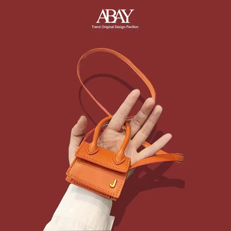 Брендовая Новинка супермаленькая дамская сумочка jacquus на одно плечо в стиле