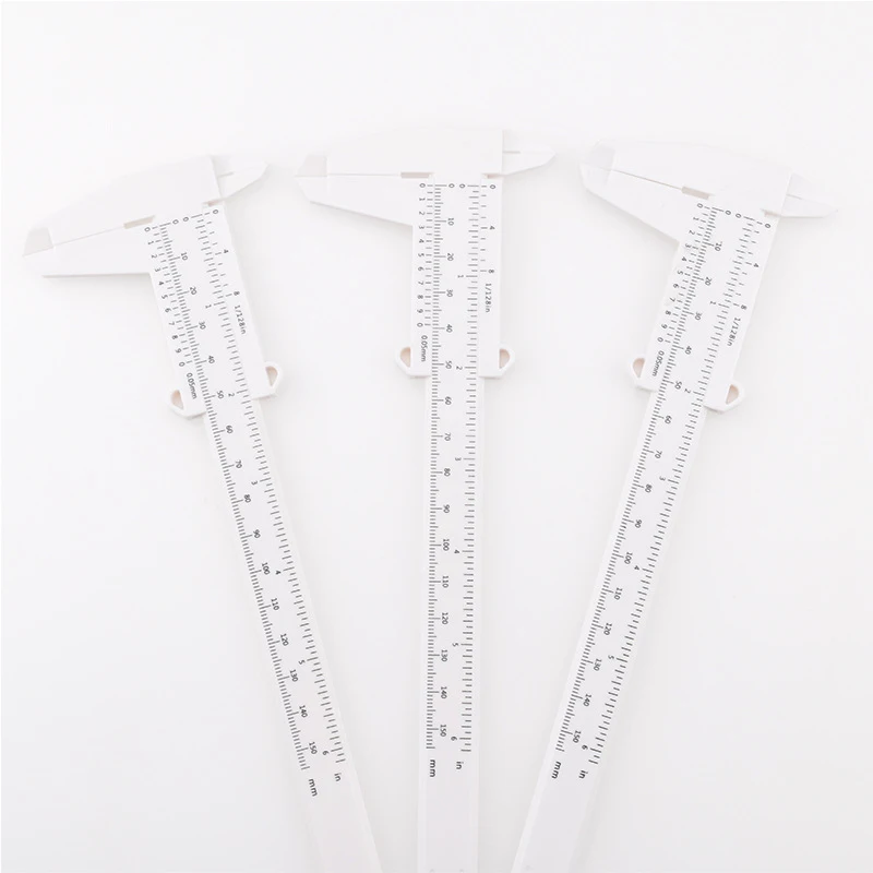 Принадлежности для перманентного макияжа Пластиковый штангенциркуль линейка