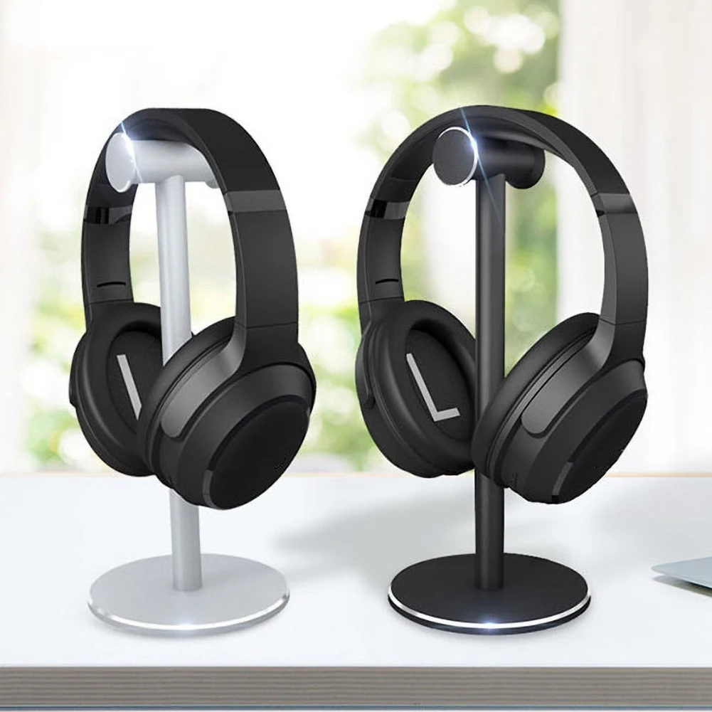 

Anti-slip Aluminum Alloy Headphone Holder Storage Rack Stand Headset Accessory
