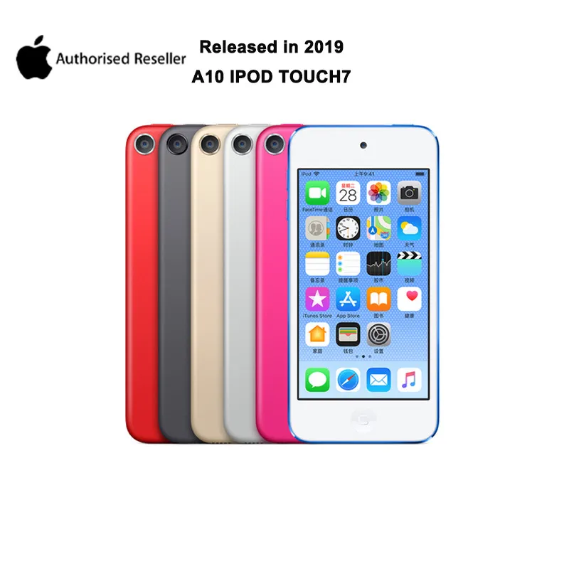 Разрешение Apple Ipod Touch 7 MP3/4 4,0 дюйма Сенсорный экран A10 Встроенные динамики 32/128 Гб музыкальный плеер видео играть с FM Электронная книга