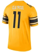 embroidery american jersey chase claypool men women kid youth yellow pittsburgh football jersey