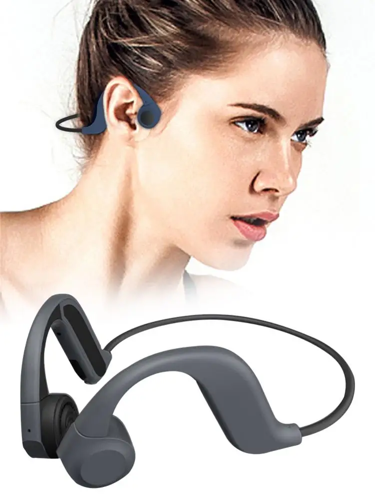 Новый X9 костной проводимости Bluetooth наушники IPX5 Водонепроницаемый Встроенный 8 Гб