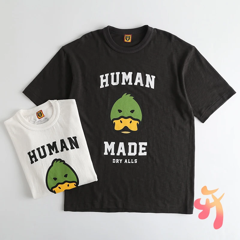 

Oversize Human Made T-hirts High Quality Cotton Round Neck Toptees Men's Women's Human Made Casual Loose Tshirts
