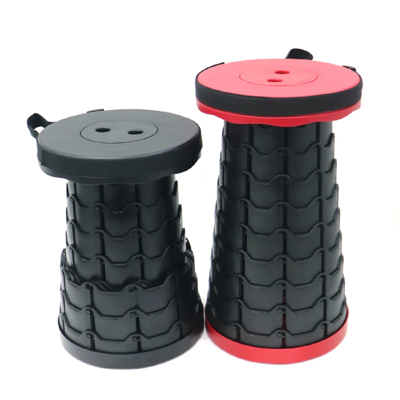 

Portable Folding Stool Seat Retractable Plastic Outdoor Picnic Beach Chair Telescopic Stool for Hiking Camping Fishing