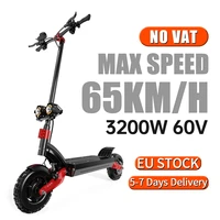 60v 3200w electric scooter 65kmh adults dual motor e scooter 10inch off road powerful folable skateboard electric motorcycle