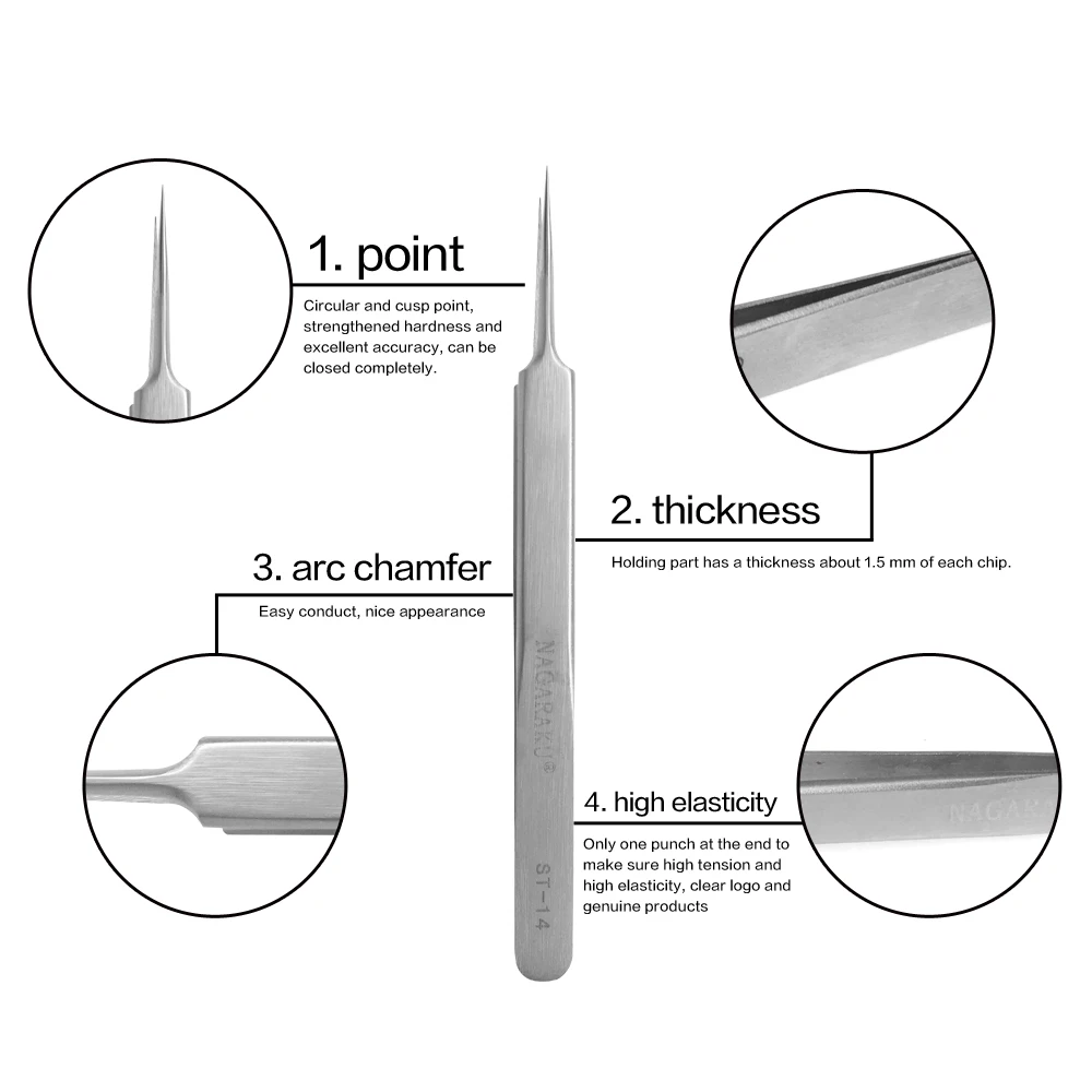 Eyelash Extensions Tweezers Set Multi-function Stainless Steel lash Beauty Make up tools | Красота и здоровье
