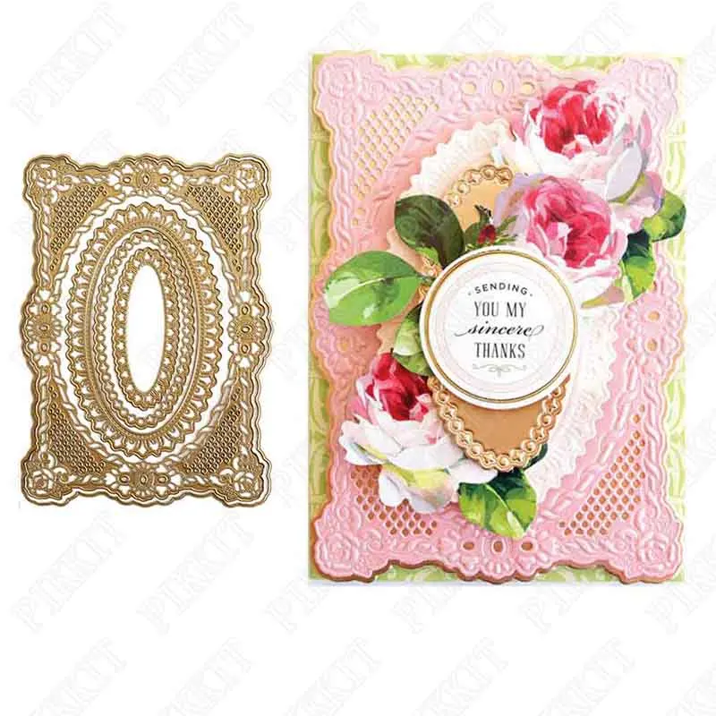 

Exquisite pattern Metal Cutting Dies For Diy Scrapbooking Crafts Dies Cut Maker Photo Album Template Handmade Decoration