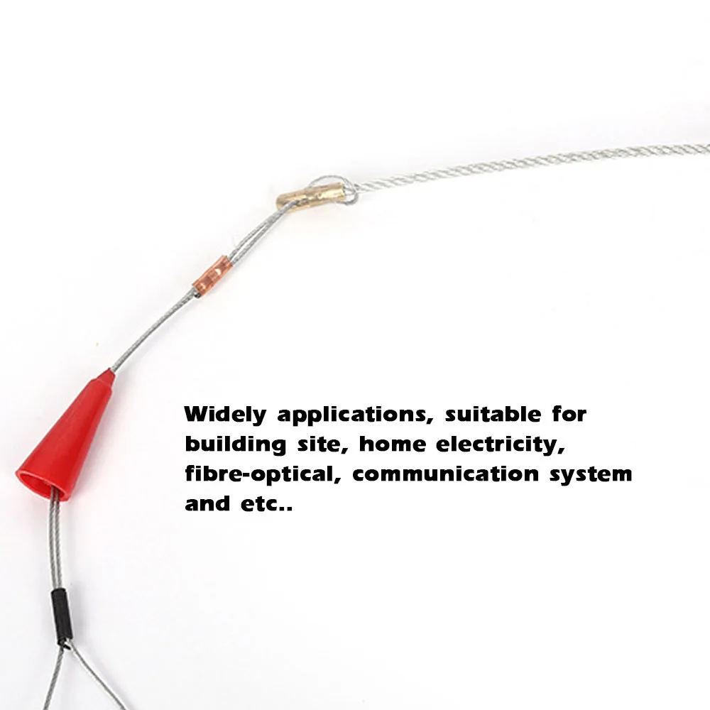 

4mm Diameter Professional Cable Puller 30m 45m 60m Optional Fiberglass Flexible Glider Reel Conduit Duct Wire Pulling Tool