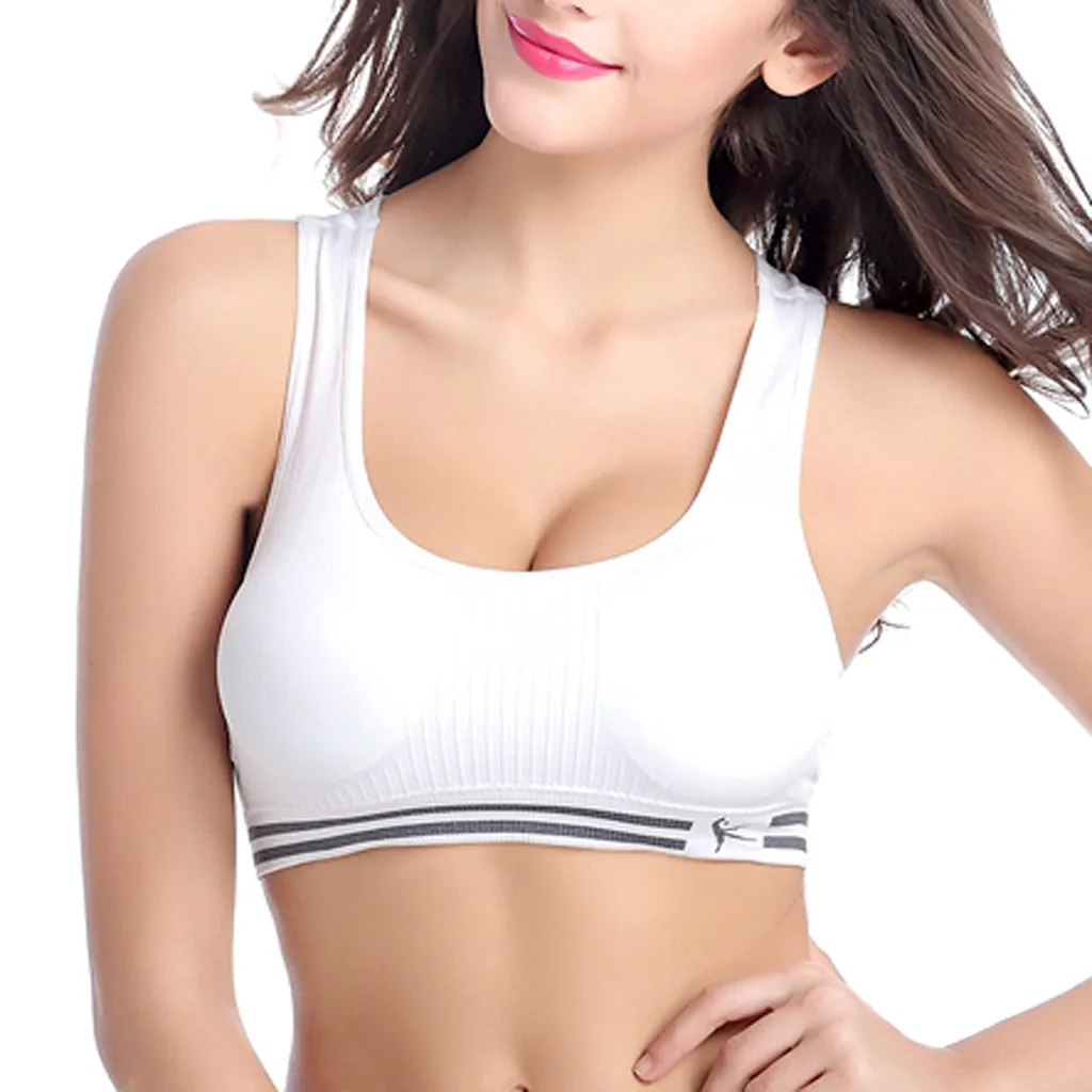 Горячие сексуальные женские для фитнеса бюстгальтер мягкий компрессионный