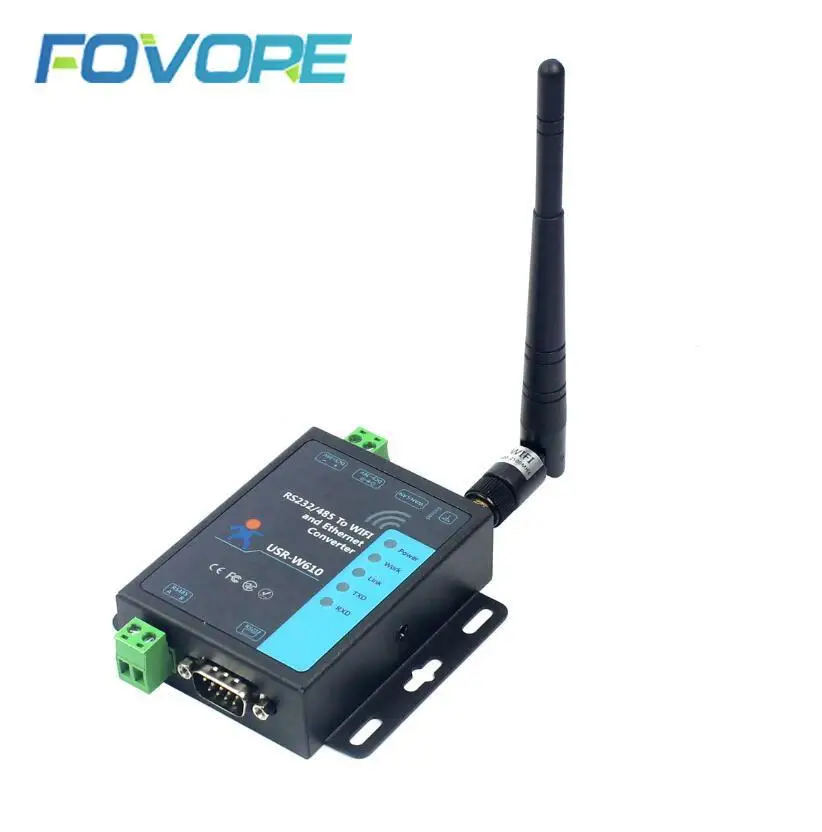 USR-W610 последовательный WiFi Ethernet беспроводной конвертер RS232 RS485 сервер поддержка