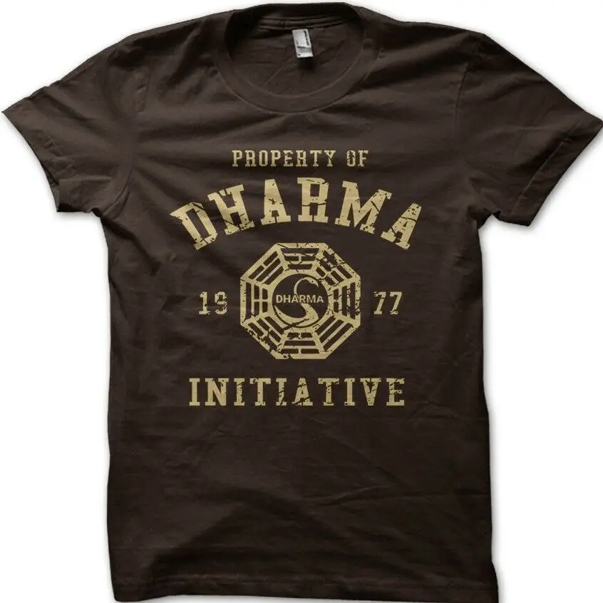 

DHARMA Initiative 1977 TV series LOST printed t-shirt 8997