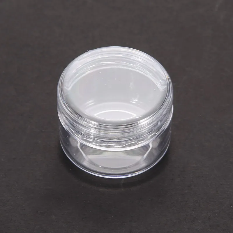 

1Pcs white mini cosmetics empty cans face C ontainer portable fillable massage