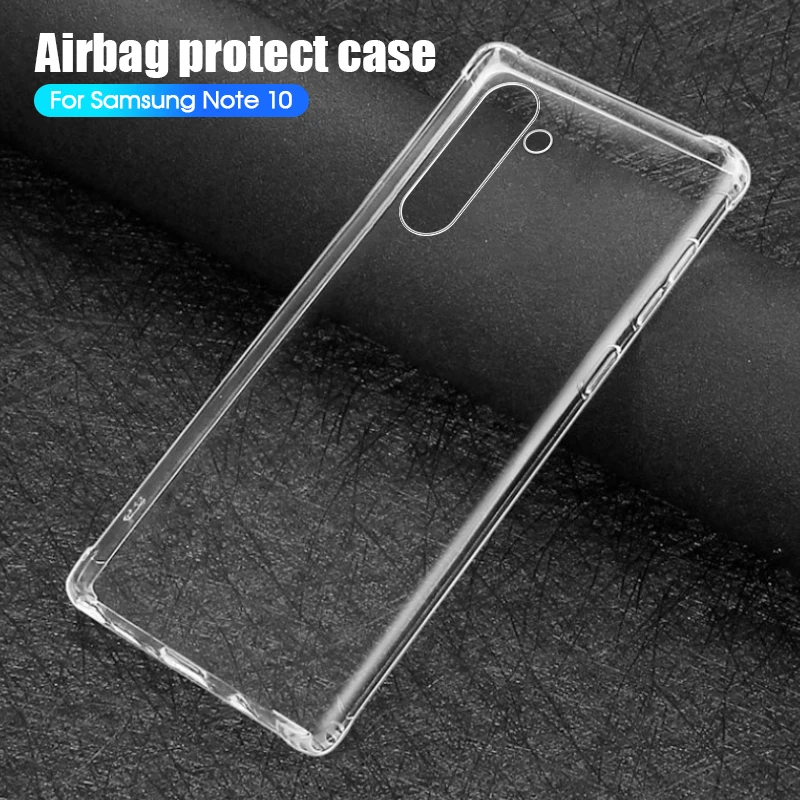 Прозрачный противоударный чехол с подушкой безопасности для Samsung Galaxy S8 Plus мягкий