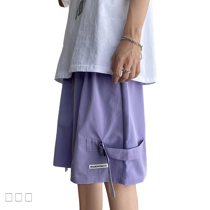 

2021 Shorts Men's Summer Thin Pants Trendy Brand Wild Loose Five-point Pants Casual Beach Pants Trend Basketball Sports Pants