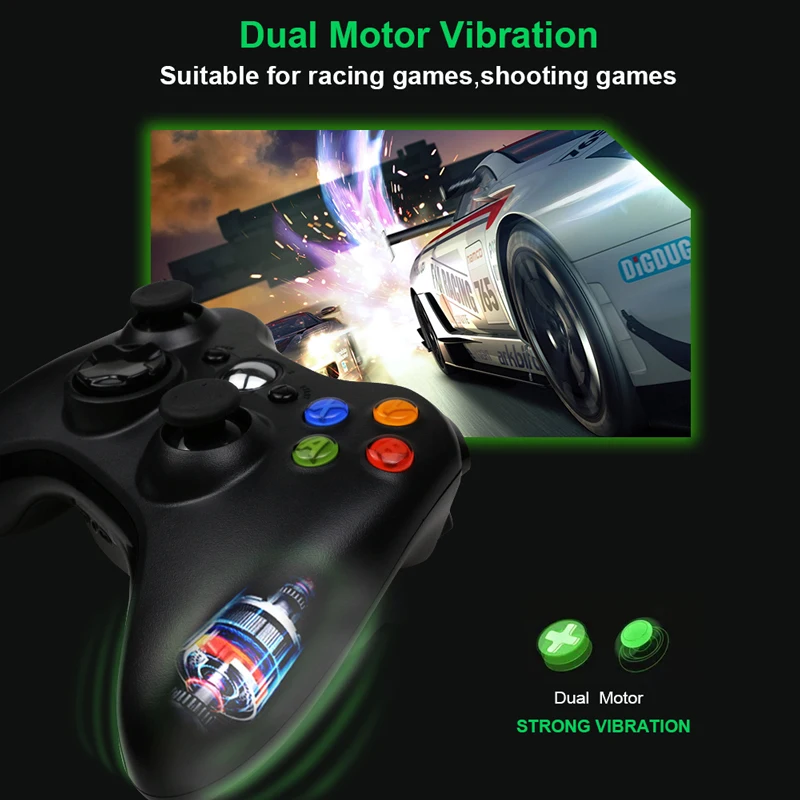 Беспроводной контроллер для xbox 360 консоли для microsoft xbox 360 игровой геймпад подходит для ПК компьютер Controle