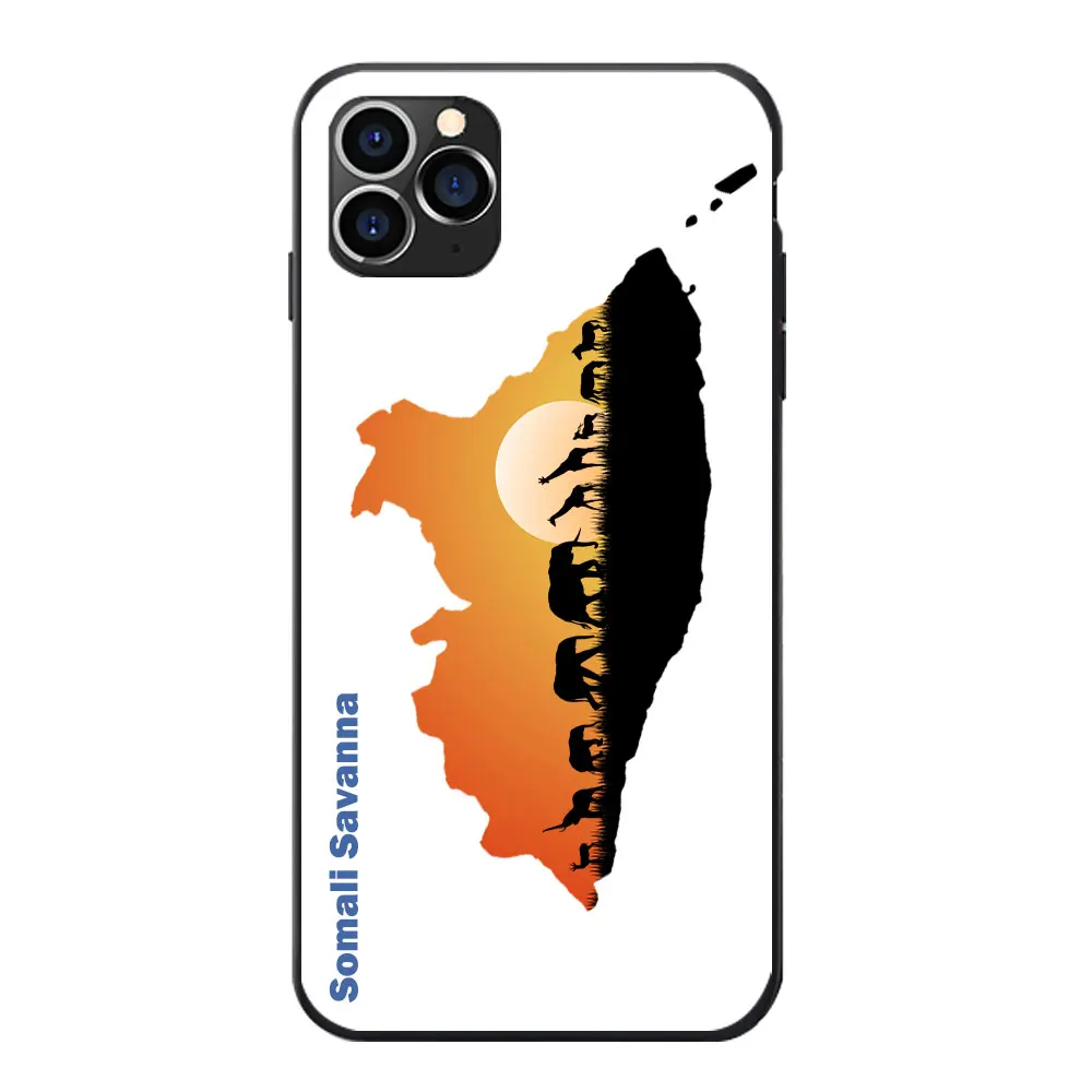 Мягкие чехлы для телефонов из ТПУ Huawei Maimang Nova 2 3 4 5 6 8 I S Pro Plus Сомалийская Саванна