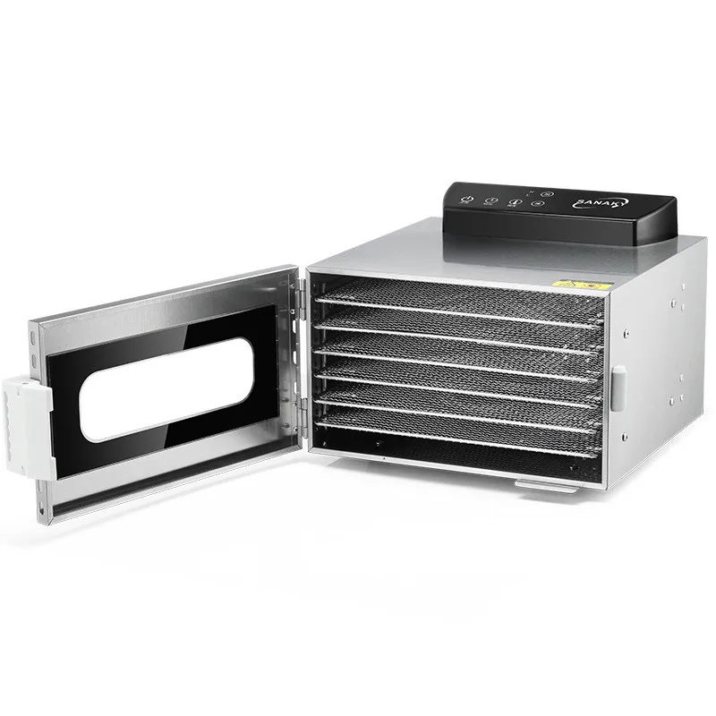 

Электрическая сушилка для закусок, устройство из нержавеющей стали для сушки фруктов и овощей, 6 лотков