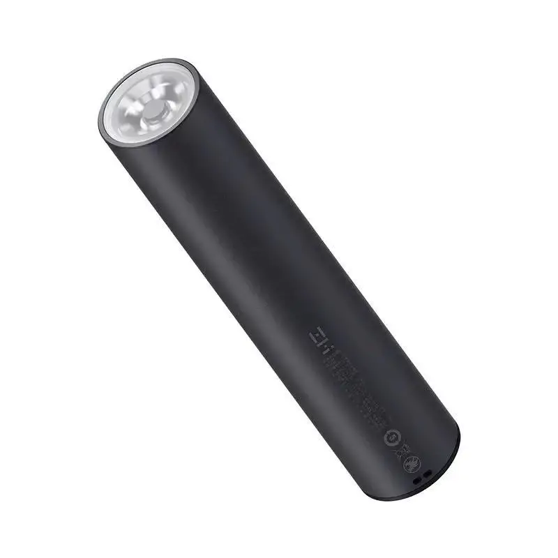 Черный Xiaomi ZMI LPB02 мини Мощность банк 5000 мАч с светодиодный фонарик 18 Вт QC3.0 PFast зарядки от Xiaomi эко-Системы для Iphone 8 X - Цвет: Черный