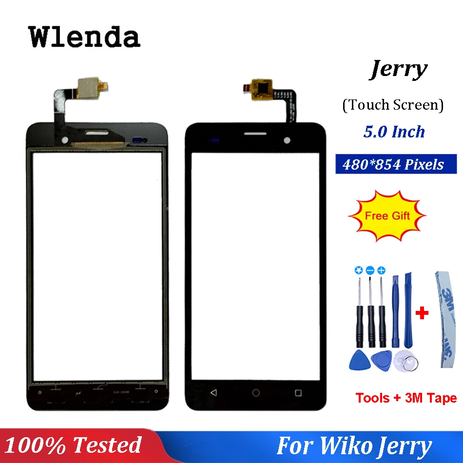Для Wiko Jerry 2 Сенсорный экран дигитайзер стекло с инструментами