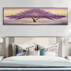 Большой Размеры алмазов картина фиолетового дерева в виде 5D DIY полностью квадратные Стразы Вышивка мозаика вышивка крестиком ручной работы A227