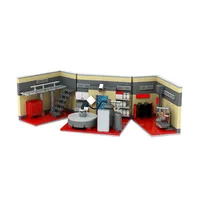 MOC Building Block C5555 American TV Show Classic Breaking Bad Laboratory Model Kit Lab House Collection Toy Kid Birthday Gift