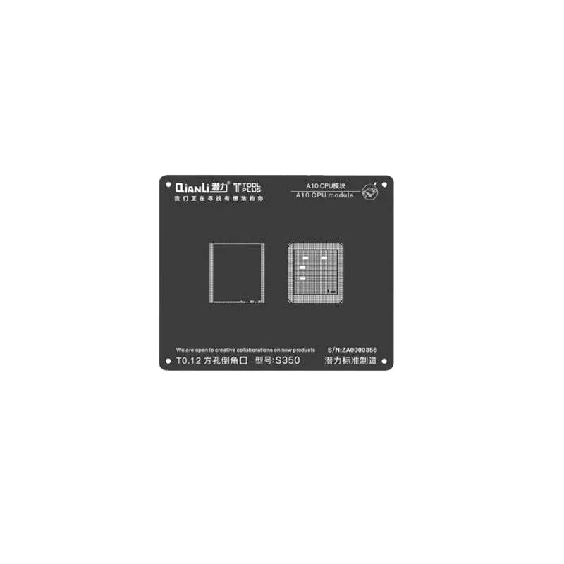 Трафарет Qianli BGA из черной стали для iPhone 5/5S/6/6P/6S/6SP/7/7P 8/8P модуль питания оловянный