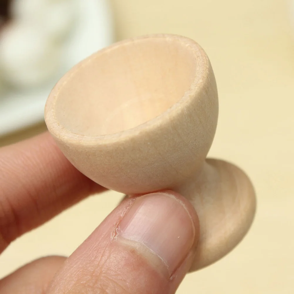 DIY Пасхальный деревянный держатель для яиц чашка форма рисования поднос детская
