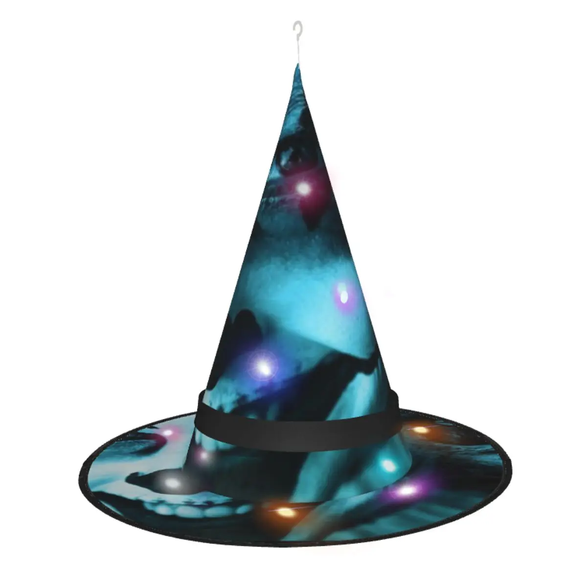 

3D-печать на Хэллоуин, шляпа ведьмы, может быть изготовлена по индивидуальному заказу, подарок, праздник, вечеринка, гримаса клоуна
