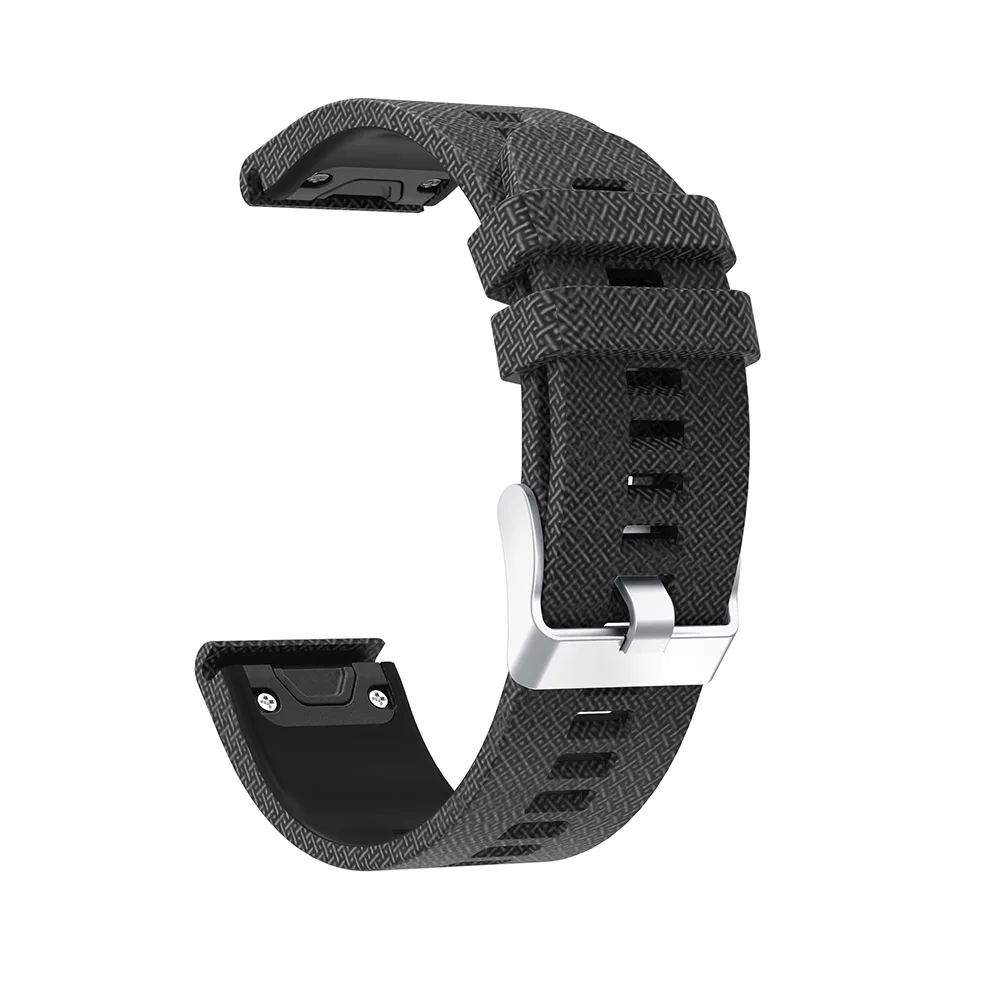 V Ремешок для часов Силиконовый браслет для Garmin Fenix 5 Plus Замена наручного браслета Quick Release для Garmin forerunner 935 945 quatix 5 - Цвет: V