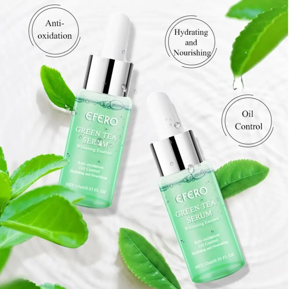

EFERO Green Tea Serum Hyaluronic Acid Serum Collagen Anti-Aging Lift Firming Whitening Moisturizing Face Cream