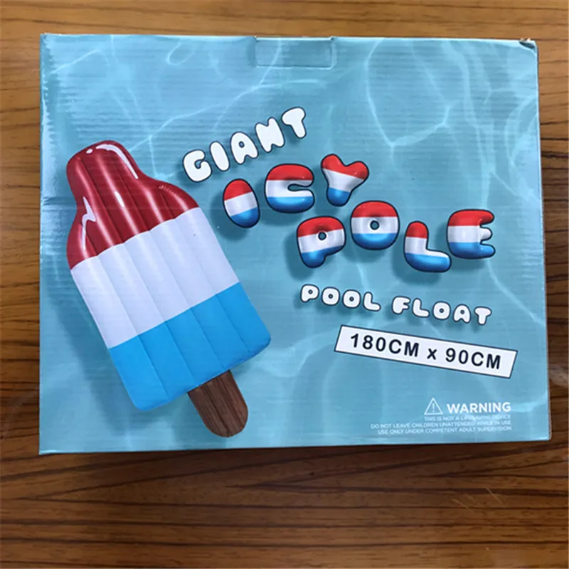Футболка с принтом мороженого Плавающий надувной воздушный матрас мороженое