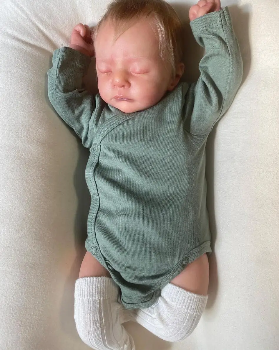 Дешево Мягкая силиконовая кукла реборн с 3d-краской 47 см для девочек, 19 дюймов Скидка Мягкая силиконовая кукла реборн с 3d-краской 47 см для девочек, 19 дюймов