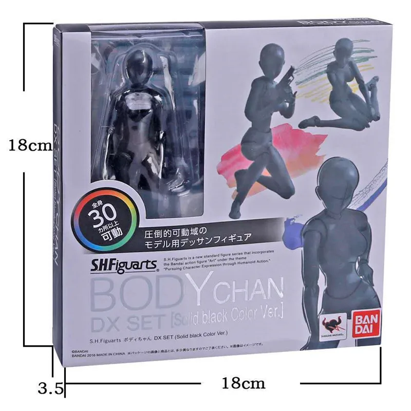 

Authentic Action Figure Bandai 15cm SHF Male Female Body Toy Teaching drawing Model Dedicated Deluxe Edition Articulated Gift