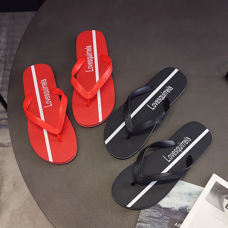 

Whoholl Brand 2020 Mens Beach Flip Flops Drainage Slip on Gripper Sandals Anti Slip Bath Shower Poolside Footwear Plus Size 45