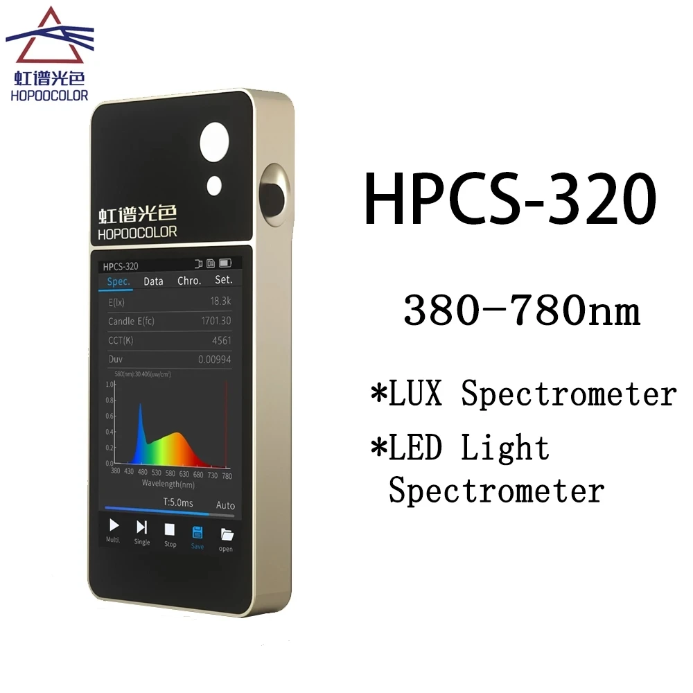 

Низкая цена, спектрометр освещения HPCS320, спектрометр CCT CRI Ra