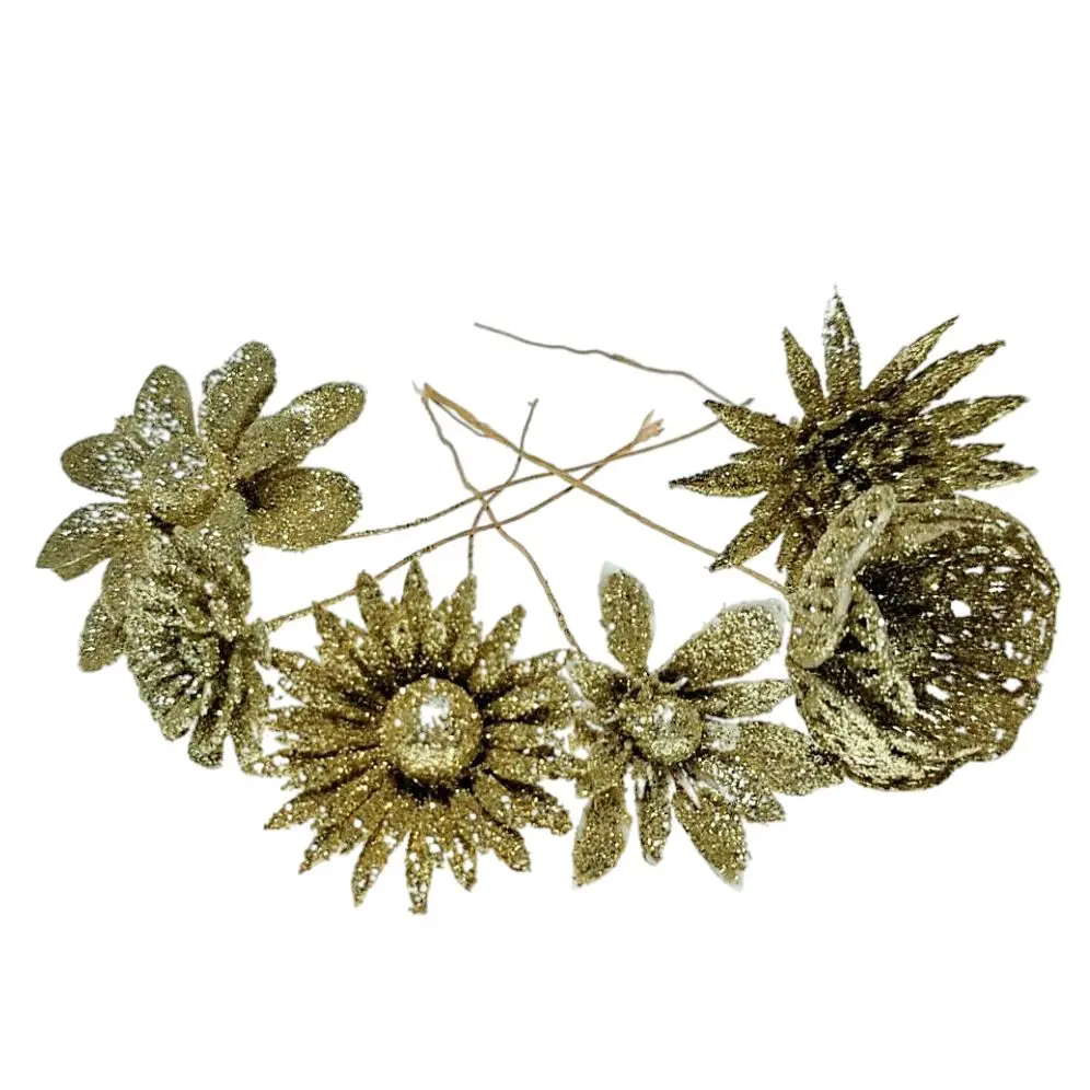 HL 1 шт. искусственный цветок для свадьбы Рождественское украшение дома рукоделие