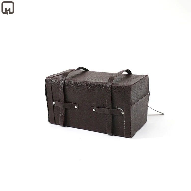 Мини Чемодан кожаный чемодан Миниатюрный Кукольный дом Винтаж традиционный